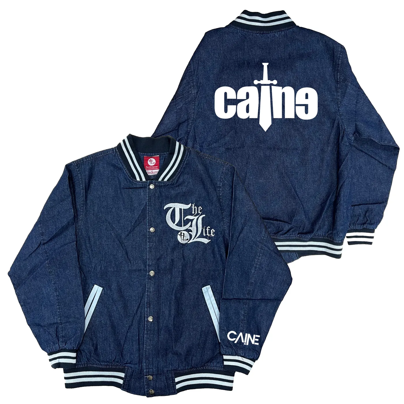 Caine Letterman "Denim" Jacket