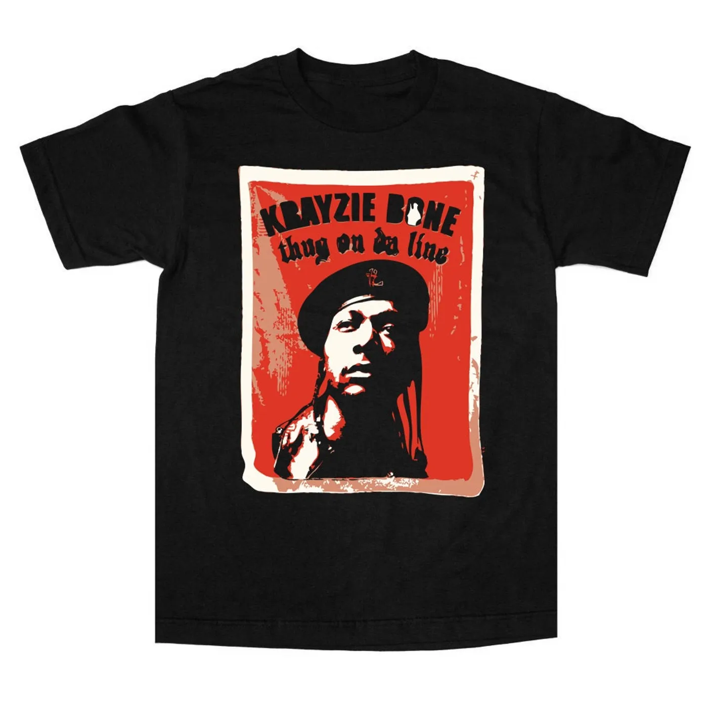 Caine Clearance Thug on Da Line Tee Black