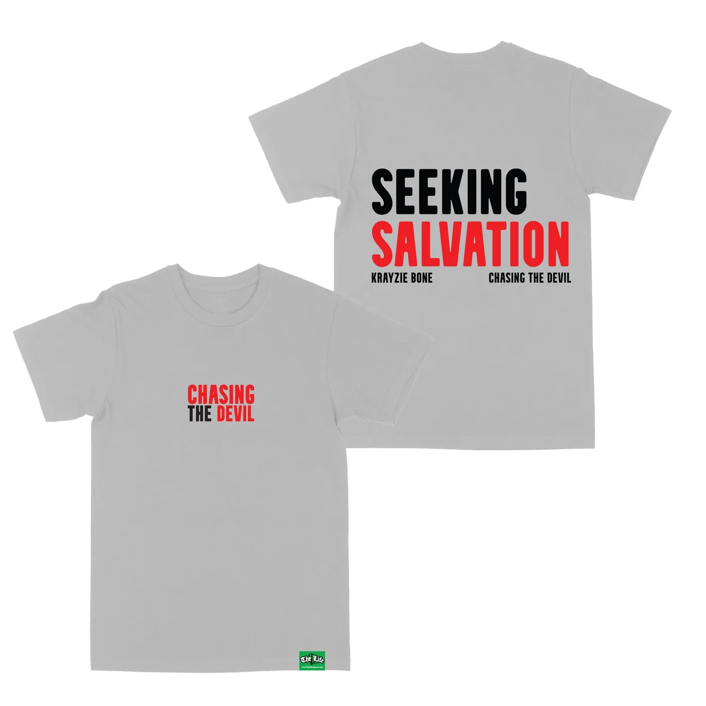 Krayzie Bone Seeking Salvation "Vintage Grey" Tee