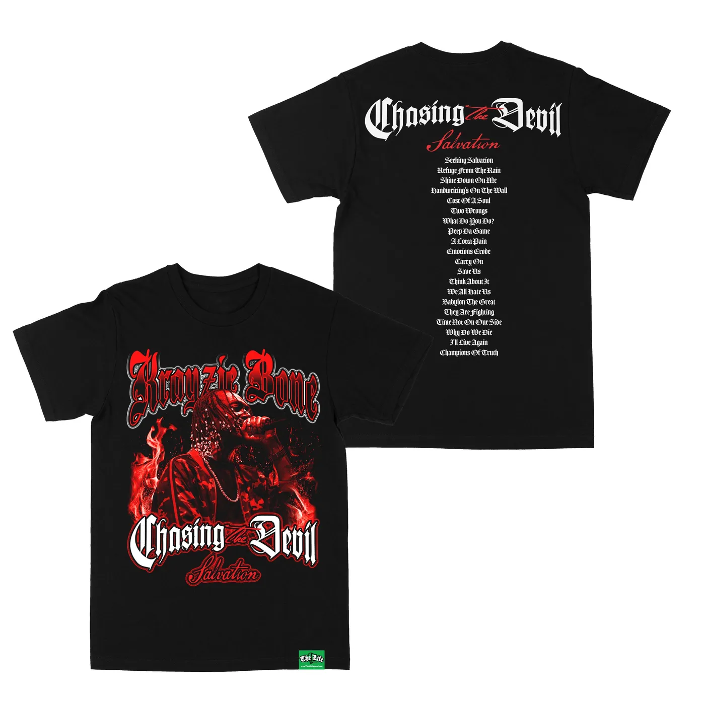 Krayzie Bone Chasing The Devil "Black" Tee