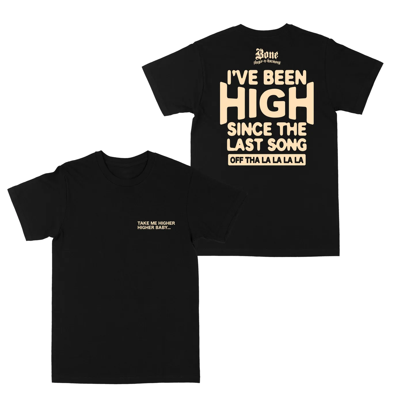 Bone Thugs-N-Harmony Weed Song "Black" Tee
