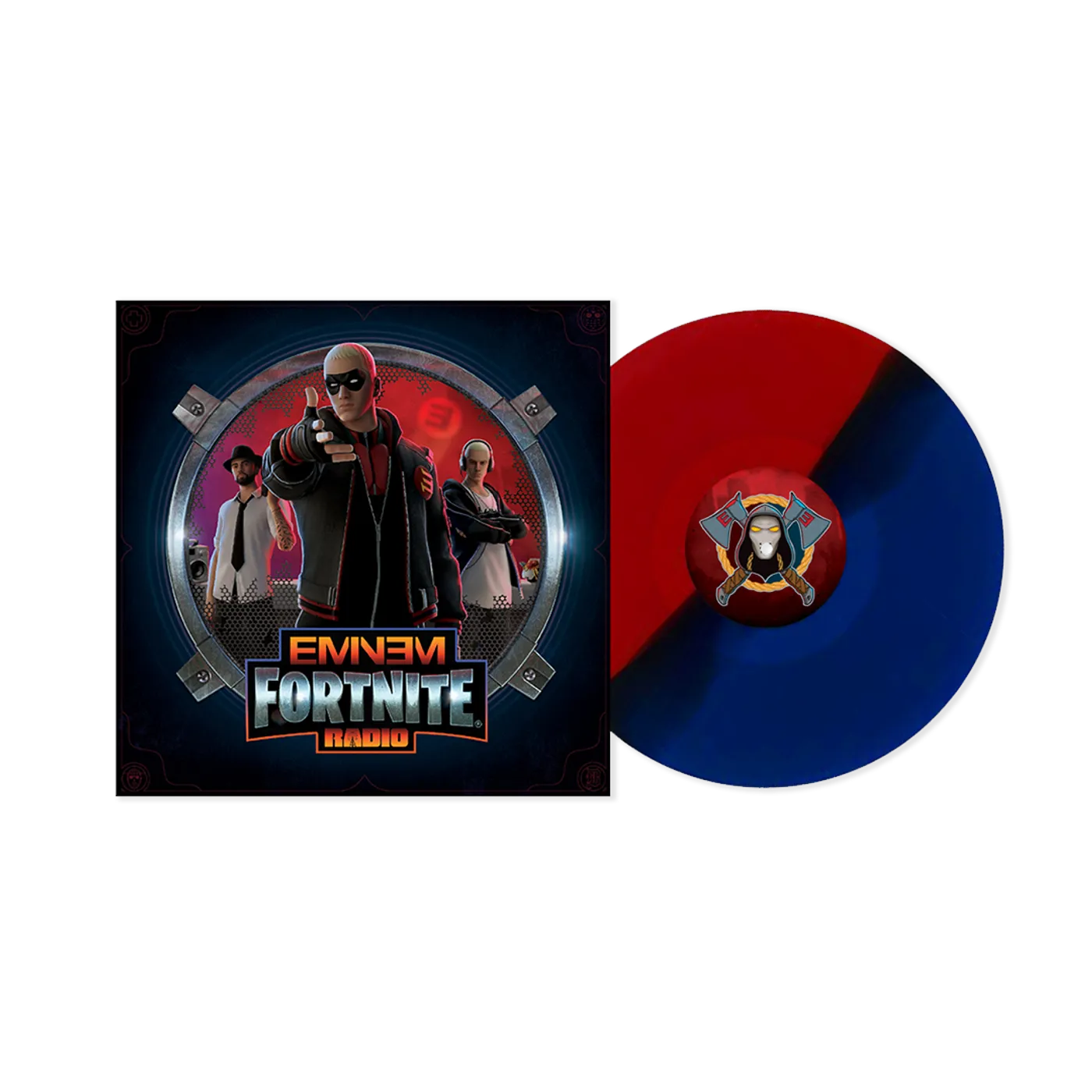 Eminem Fortnite Radio Vinyl (Blue and Red LP)