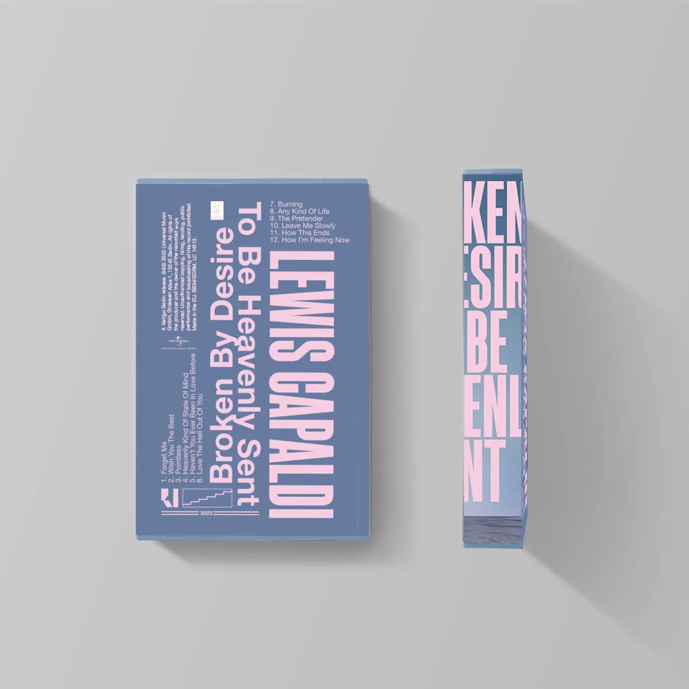 Lewis Capaldi Broken By Desire To Be Heavenly Sent (Collectible Artwork Blue Cassette #3)