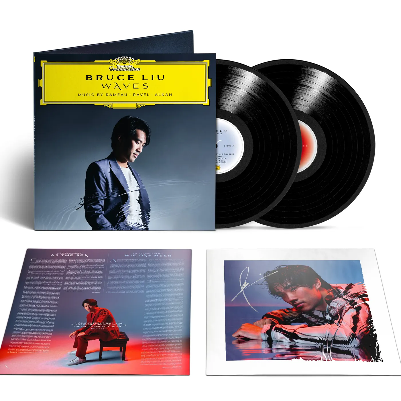 Bruce Liu Waves - 2LP w/ Signed Lithograph