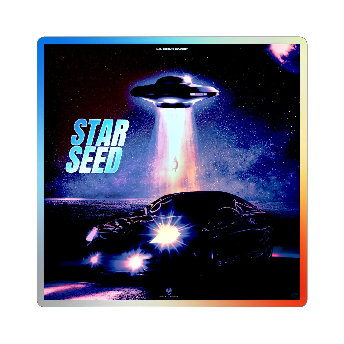 Lil Bruh Gwop STARSEED PORSCHE STICKERS