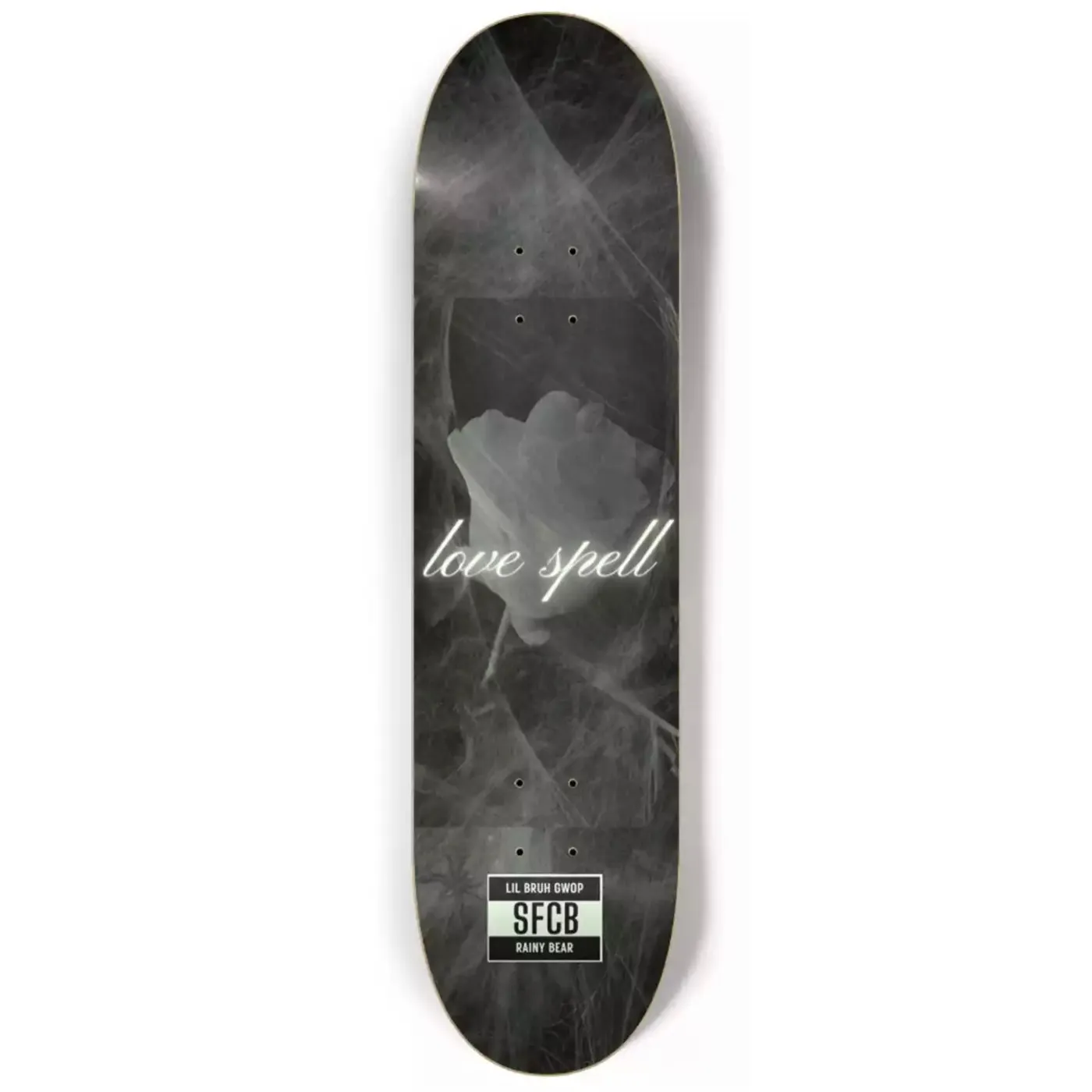 Lil Bruh Gwop LOVE SPELL SKATEBOARD 8.25"
