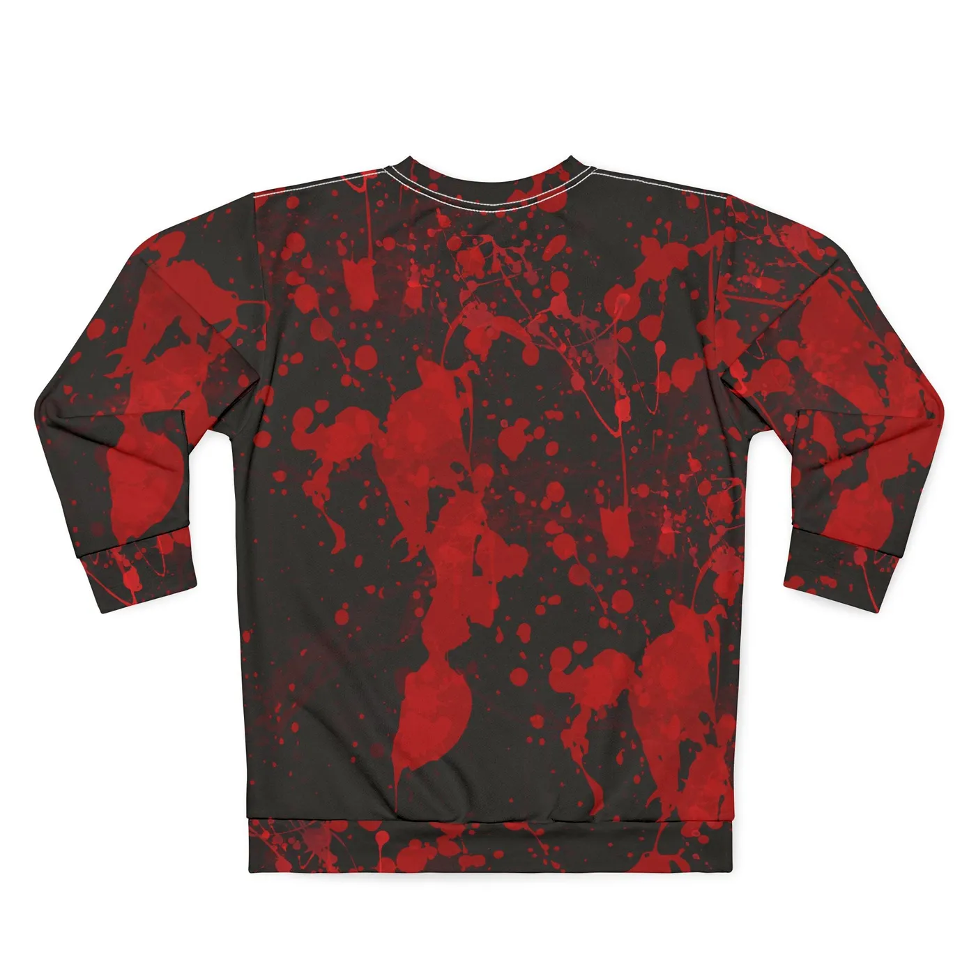 Lil Bruh Gwop BLOOD SPLATTER SWEATSHIRT - BLACK