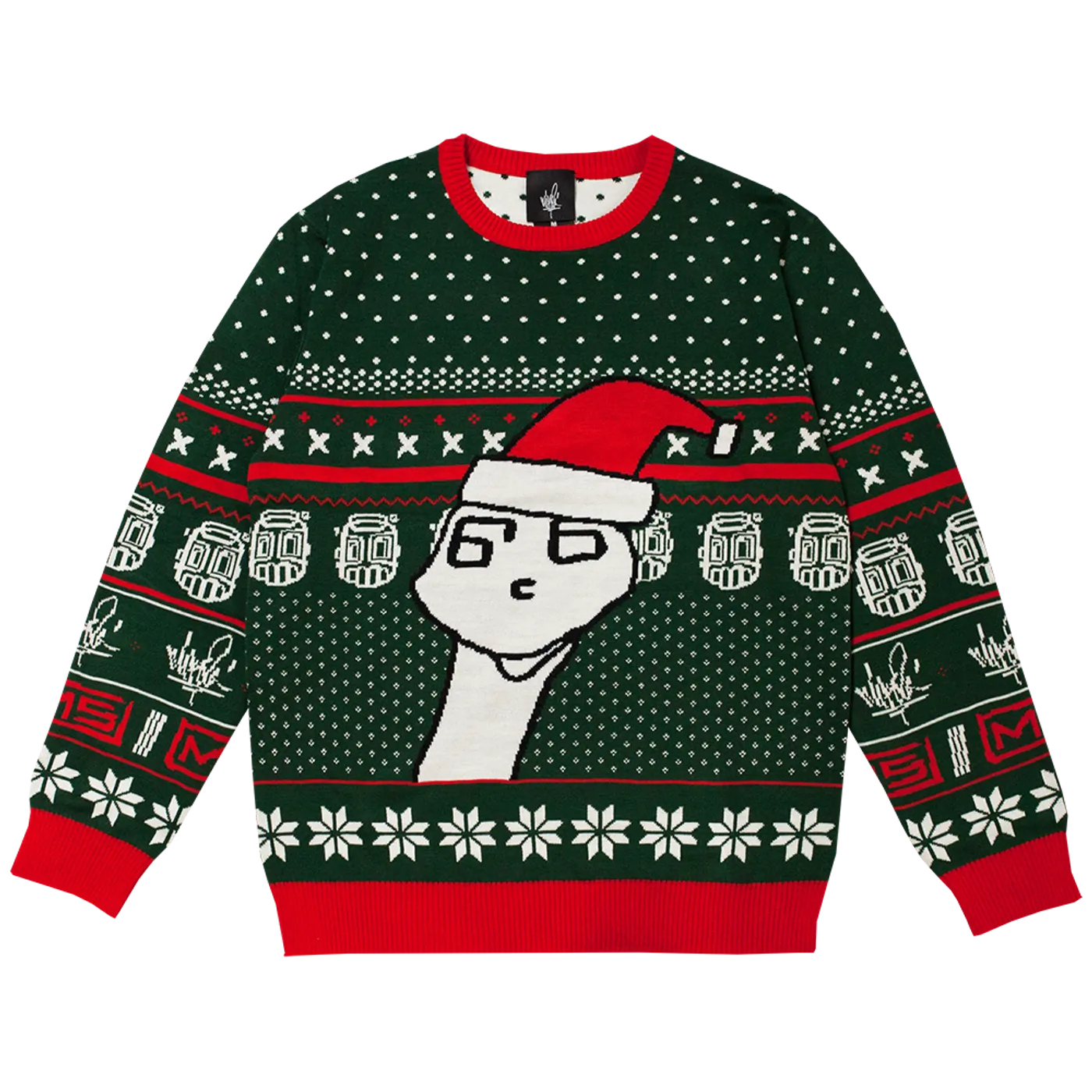 Mike Shinoda Boris Holiday Knit Sweater