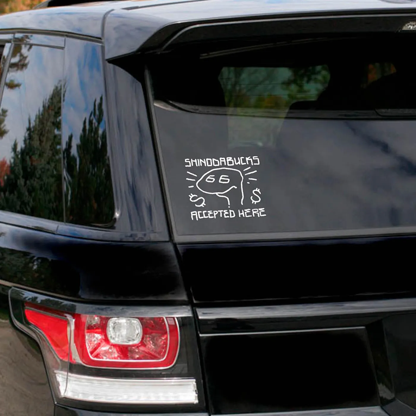 Mike Shinoda Shinodabucks Accepted Here Window Decal