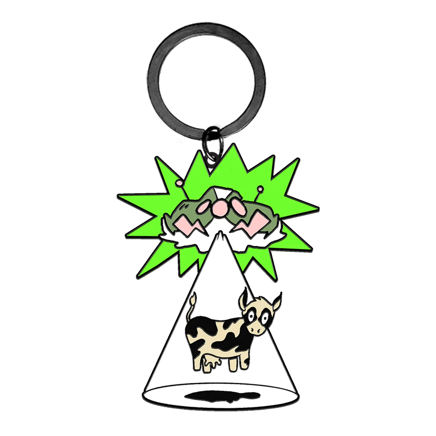 Mike Shinoda DF V3 UFO & Cow Charm Keychain