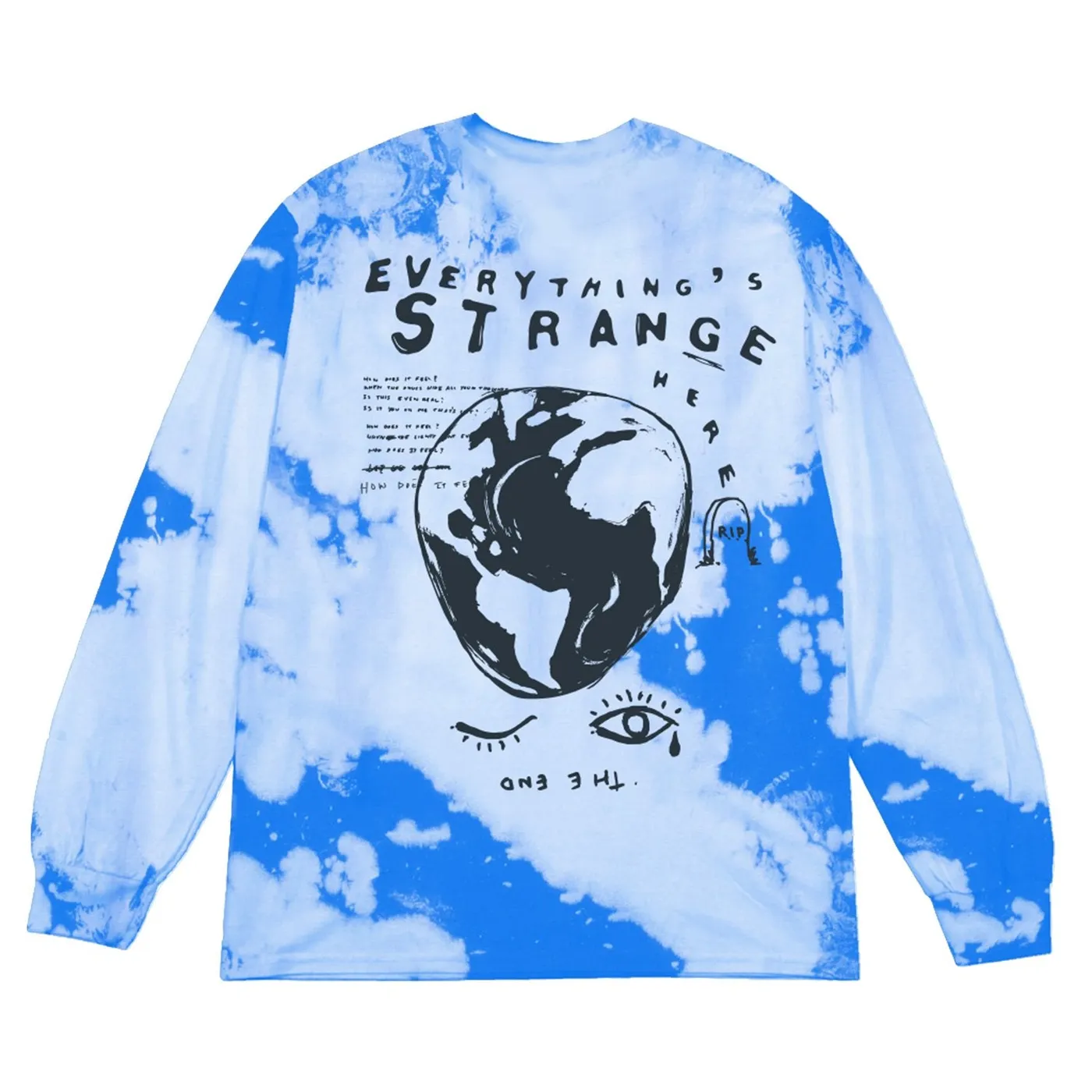G-Eazy Sky High Wonky World Long Sleeve Tee