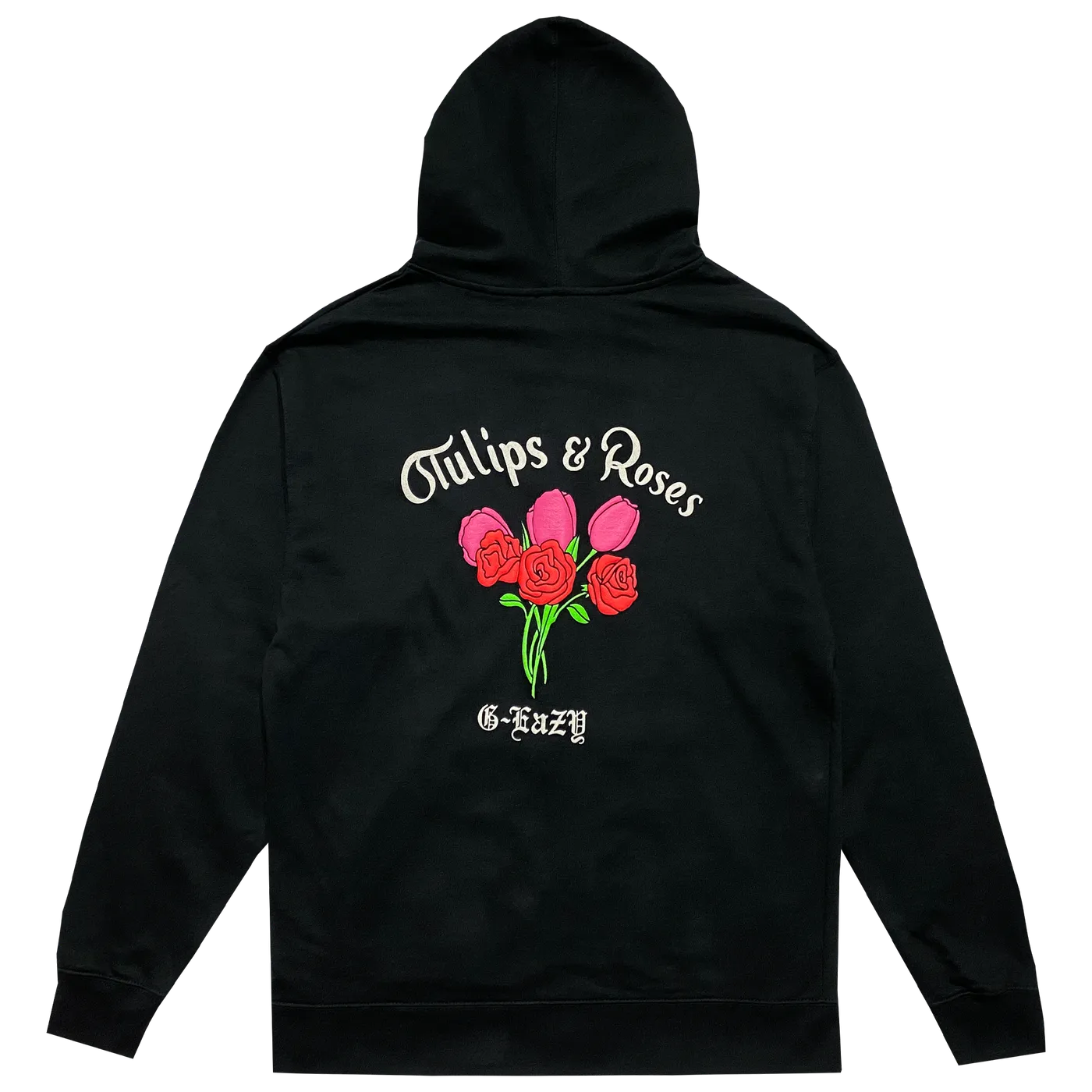 G-Eazy Tulips & Roses Black Zip Hoodie
