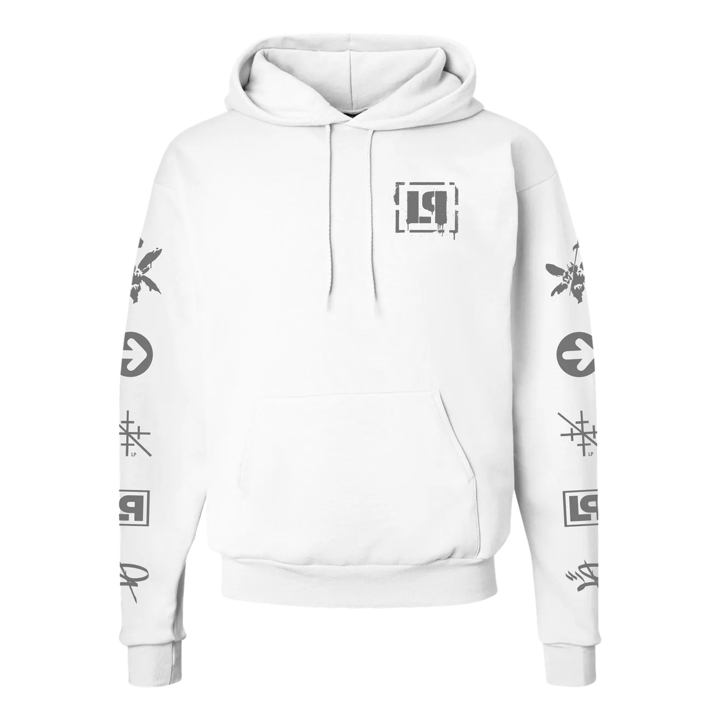 Linkin Park LP Icons White Pullover Hoodie