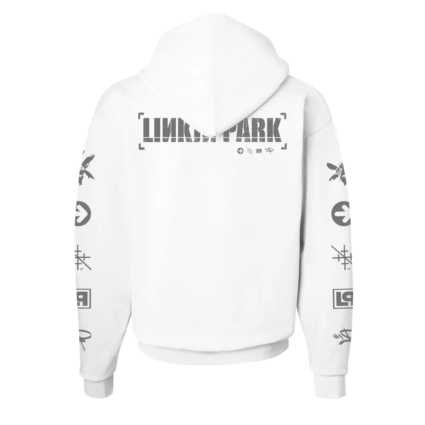 Linkin Park LP Icons White Pullover Hoodie