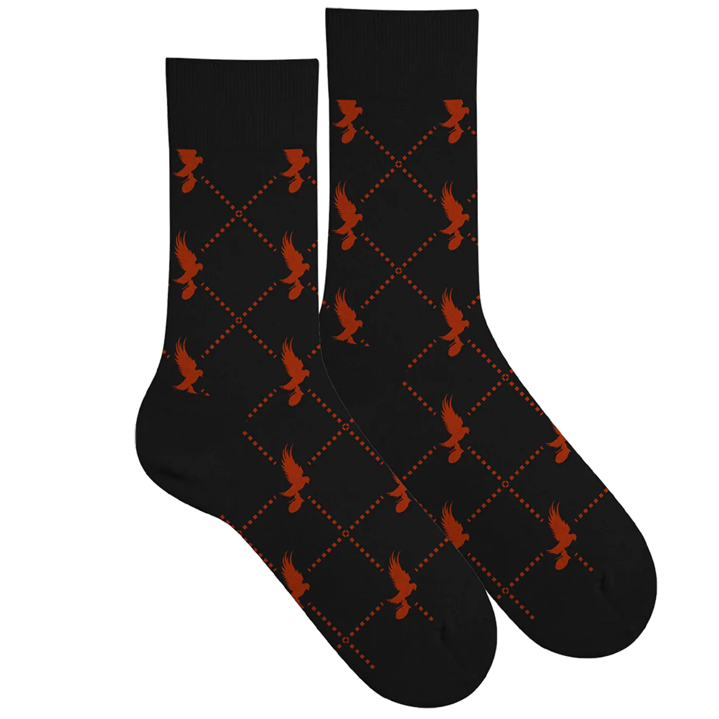 Hollywood Undead Dove Pattern Socks