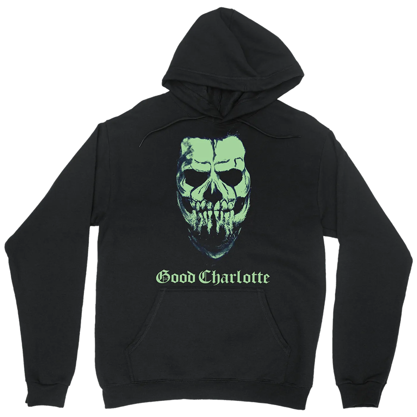 Good Charlotte Glow Skull Hoodie