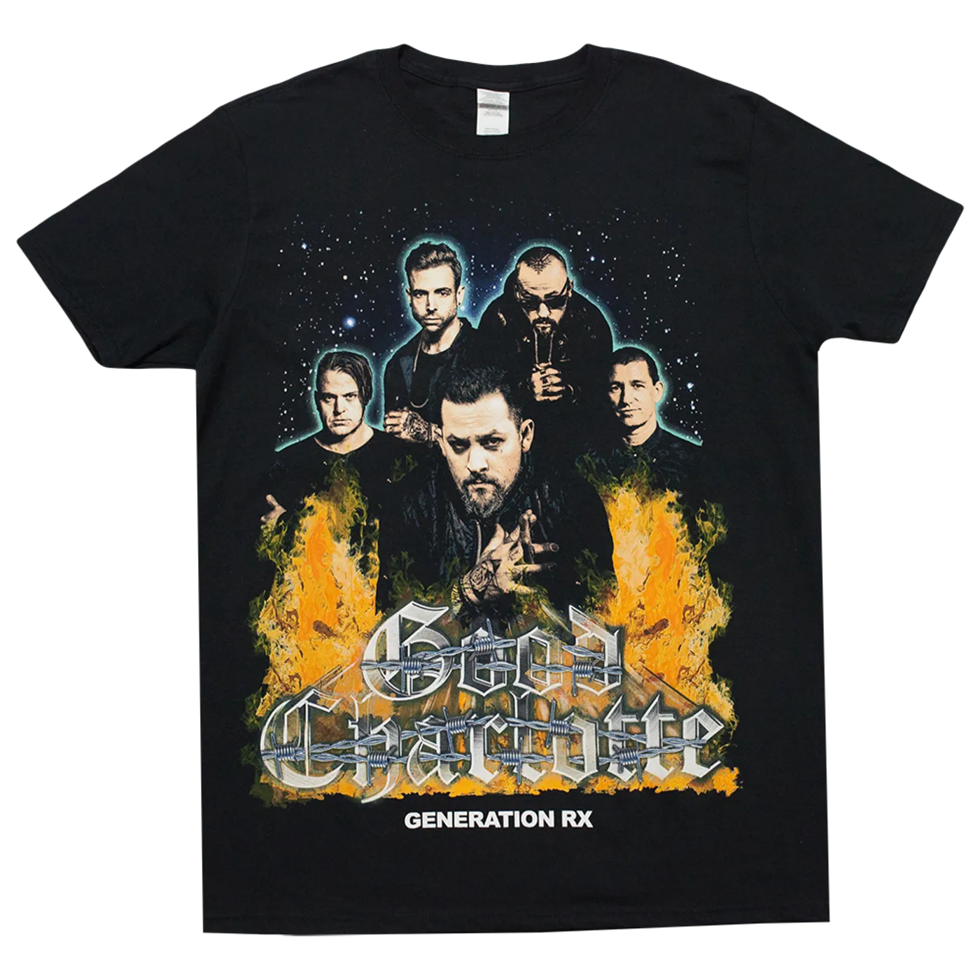 Good Charlotte Flames Tour Tee