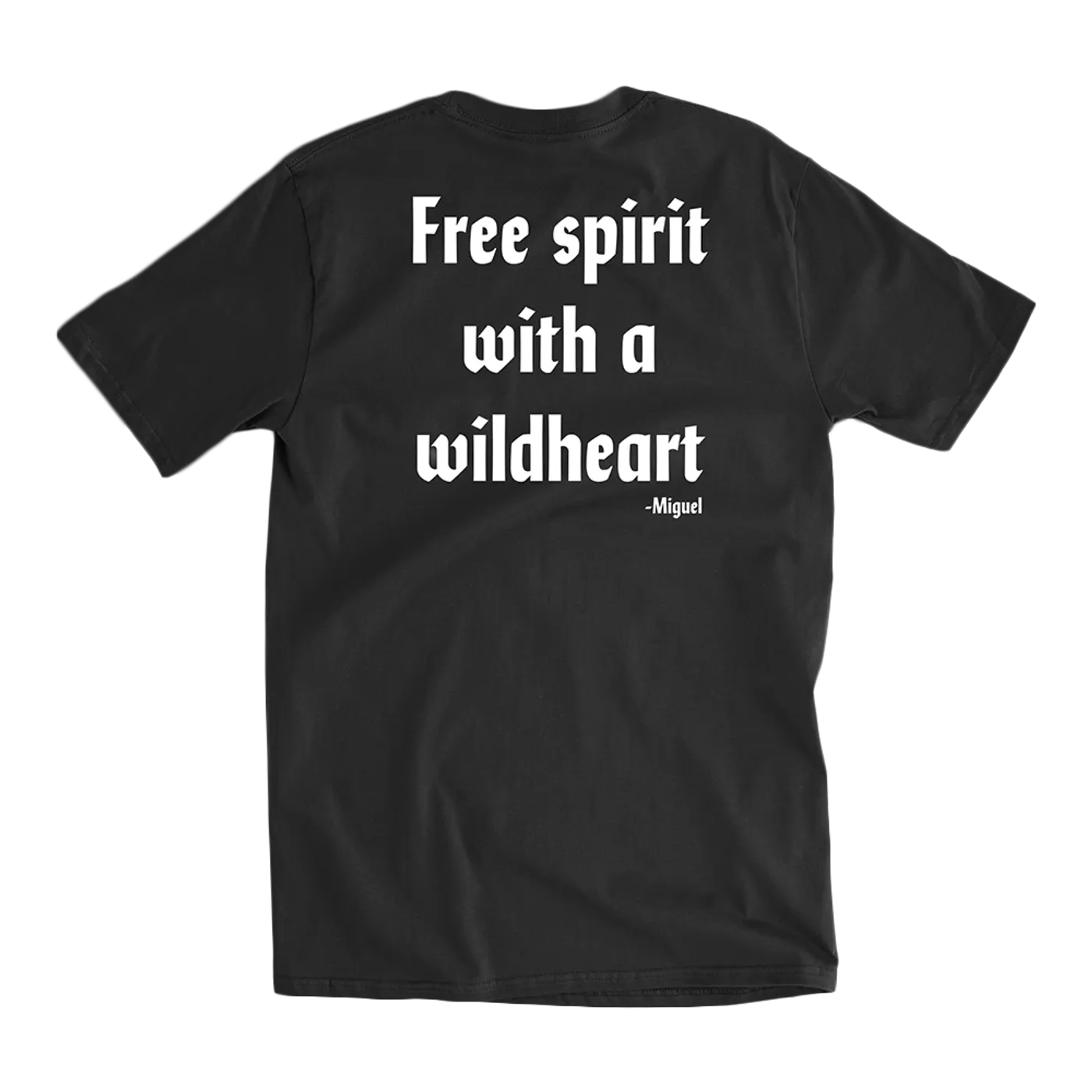 Miguel Free Spirit Black Tee