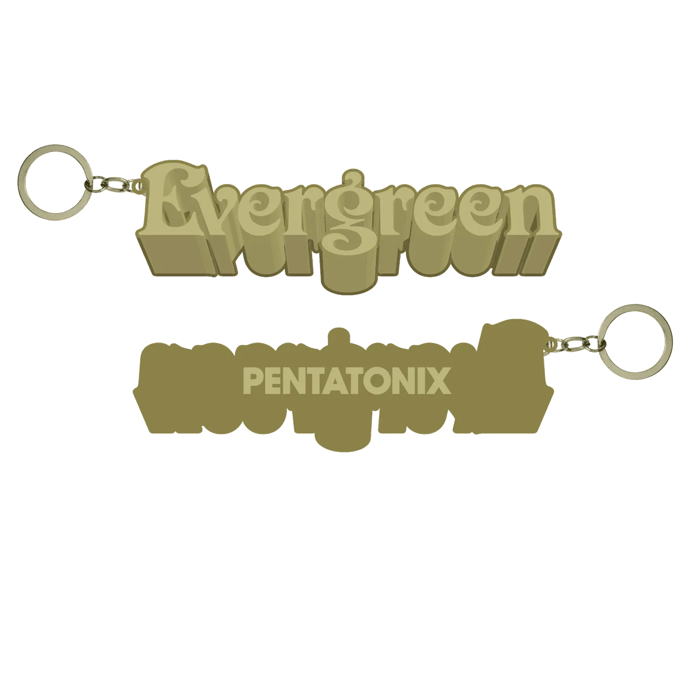 Pentatonix PTX Evergreen Keychain