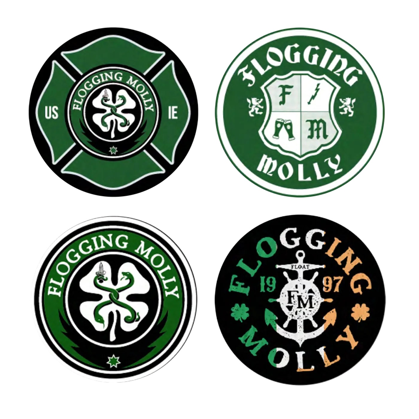 Flogging Molly FM Coaster Set