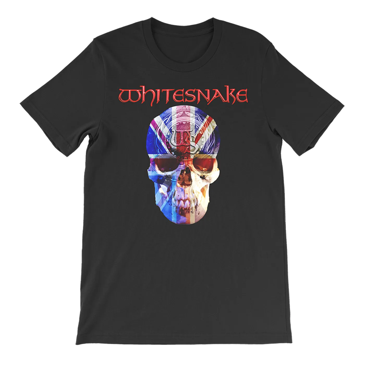 Whitesnake Union Jack Skull Tee