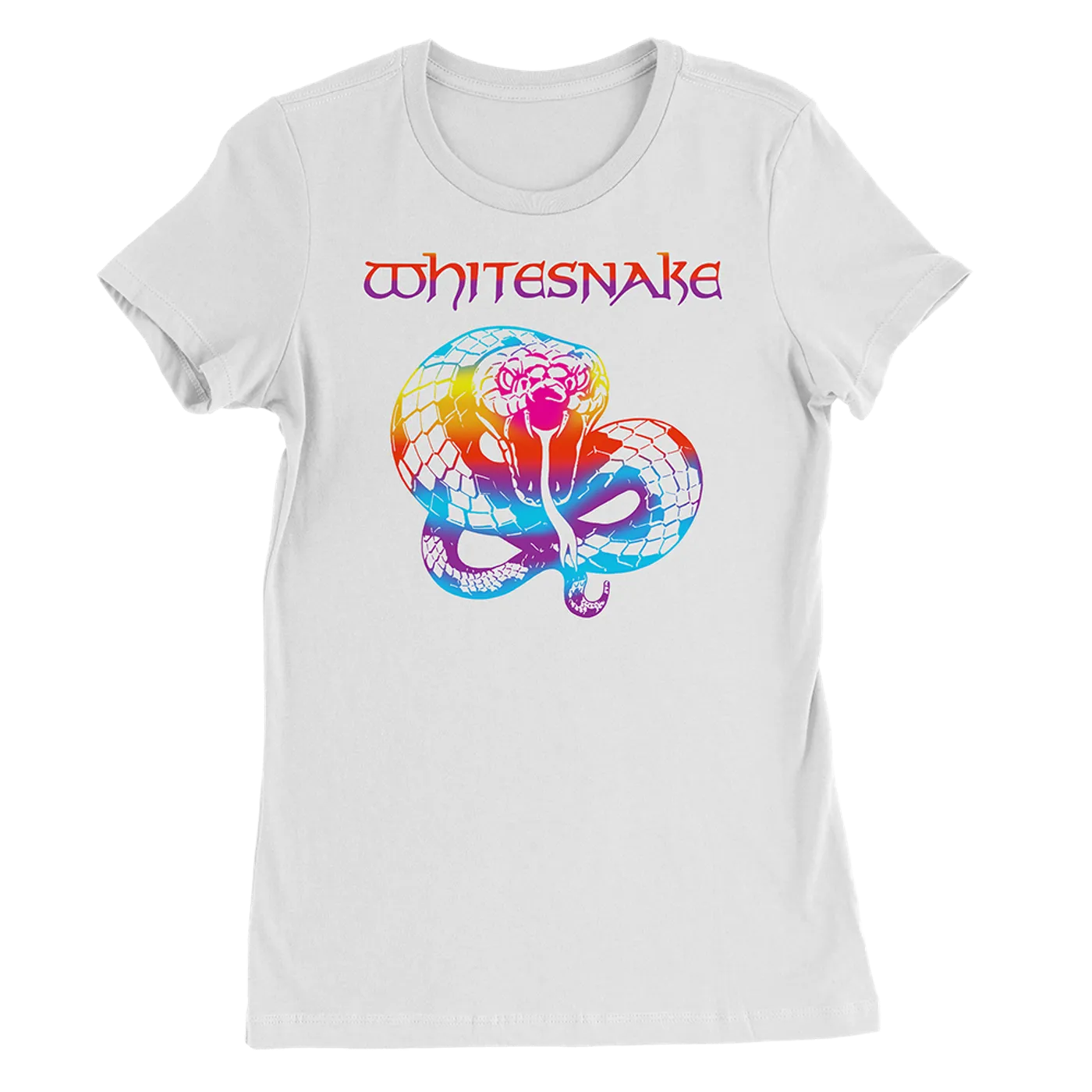 Whitesnake Rainbow Snake Ladies Tee