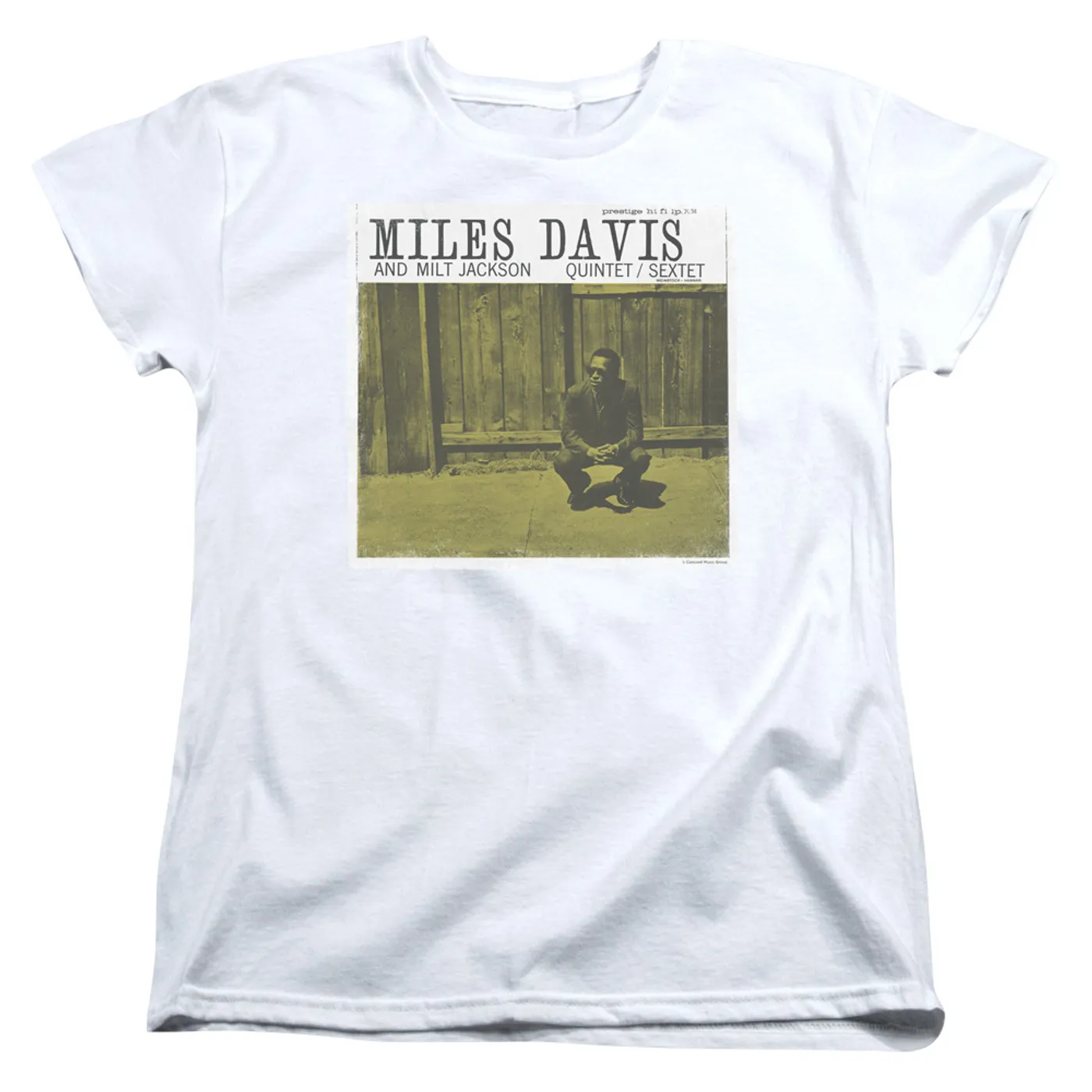 Miles Davis Women's Shirt | MILES AND MILT Ladies Tee