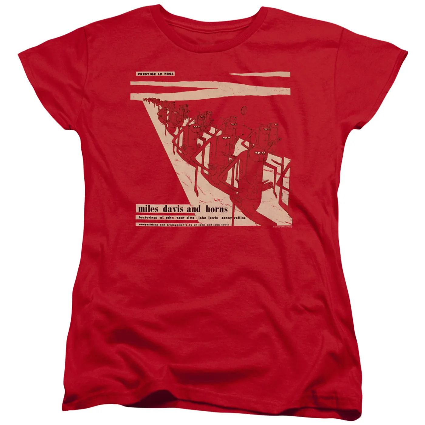 Miles Davis Women's Shirt | DAVIS AND HORN Ladies Tee