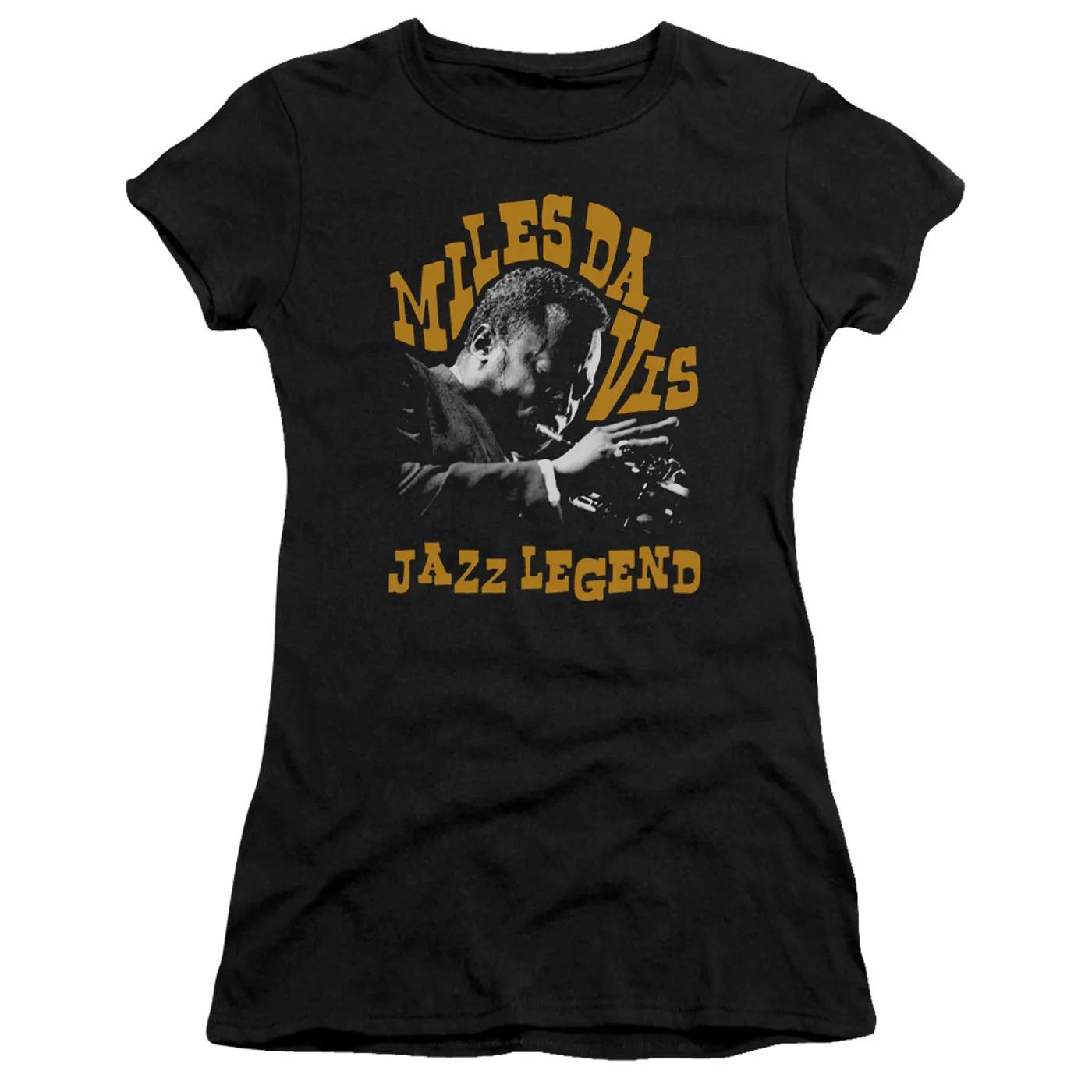 Miles Davis Juniors Shirt | JAZZ LEGEND Juniors T Shirt