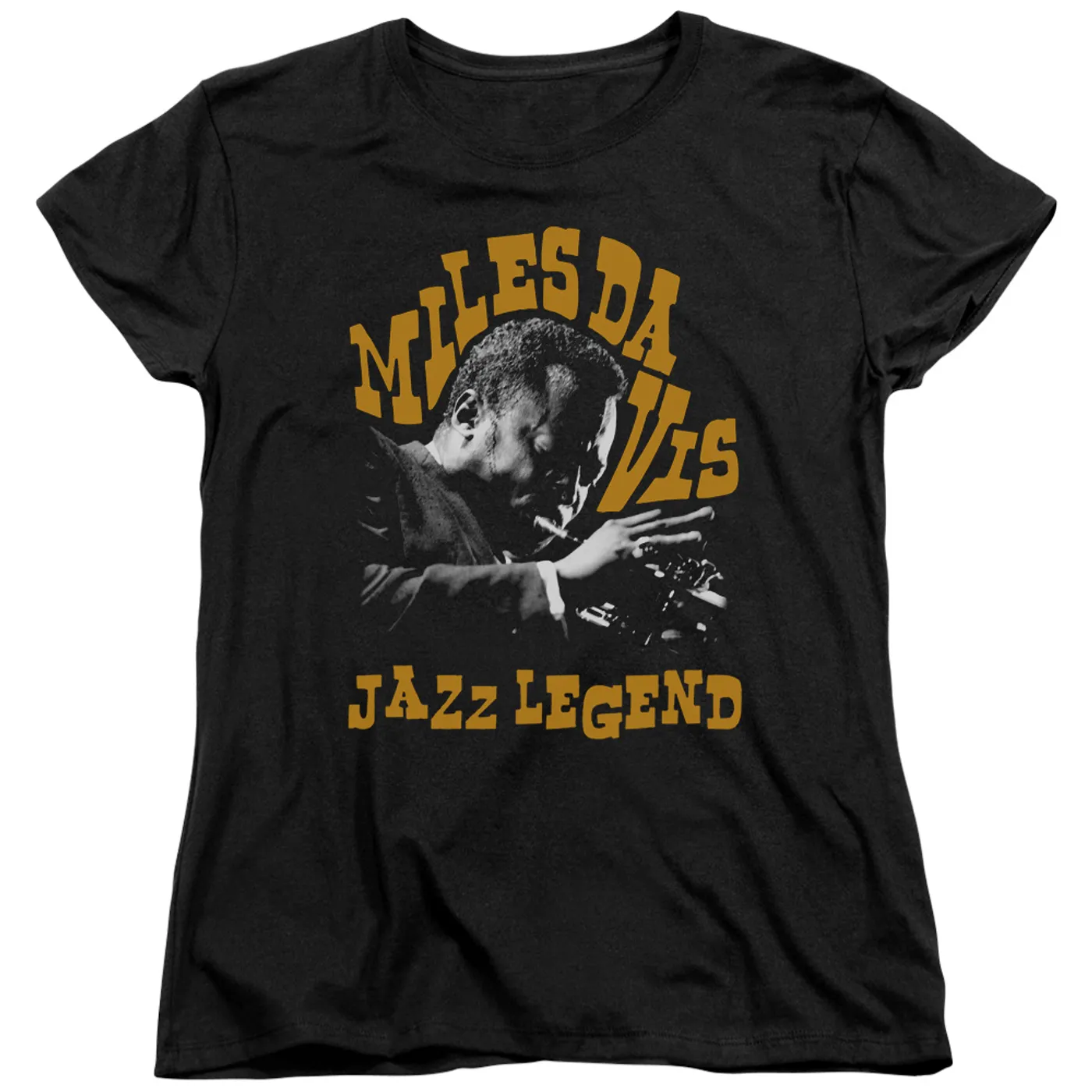 Miles Davis Women's Shirt | JAZZ LEGEND Ladies Tee