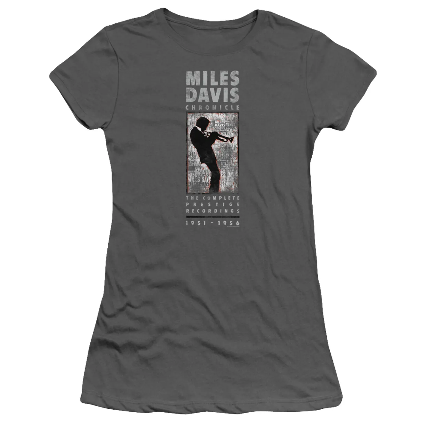 Miles Davis Juniors Shirt | MILES SILHOUETTE Juniors T Shirt