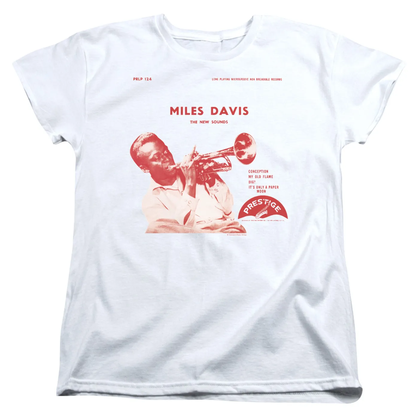Miles Davis Women's Shirt | THE NEW SOUNDS Ladies Tee