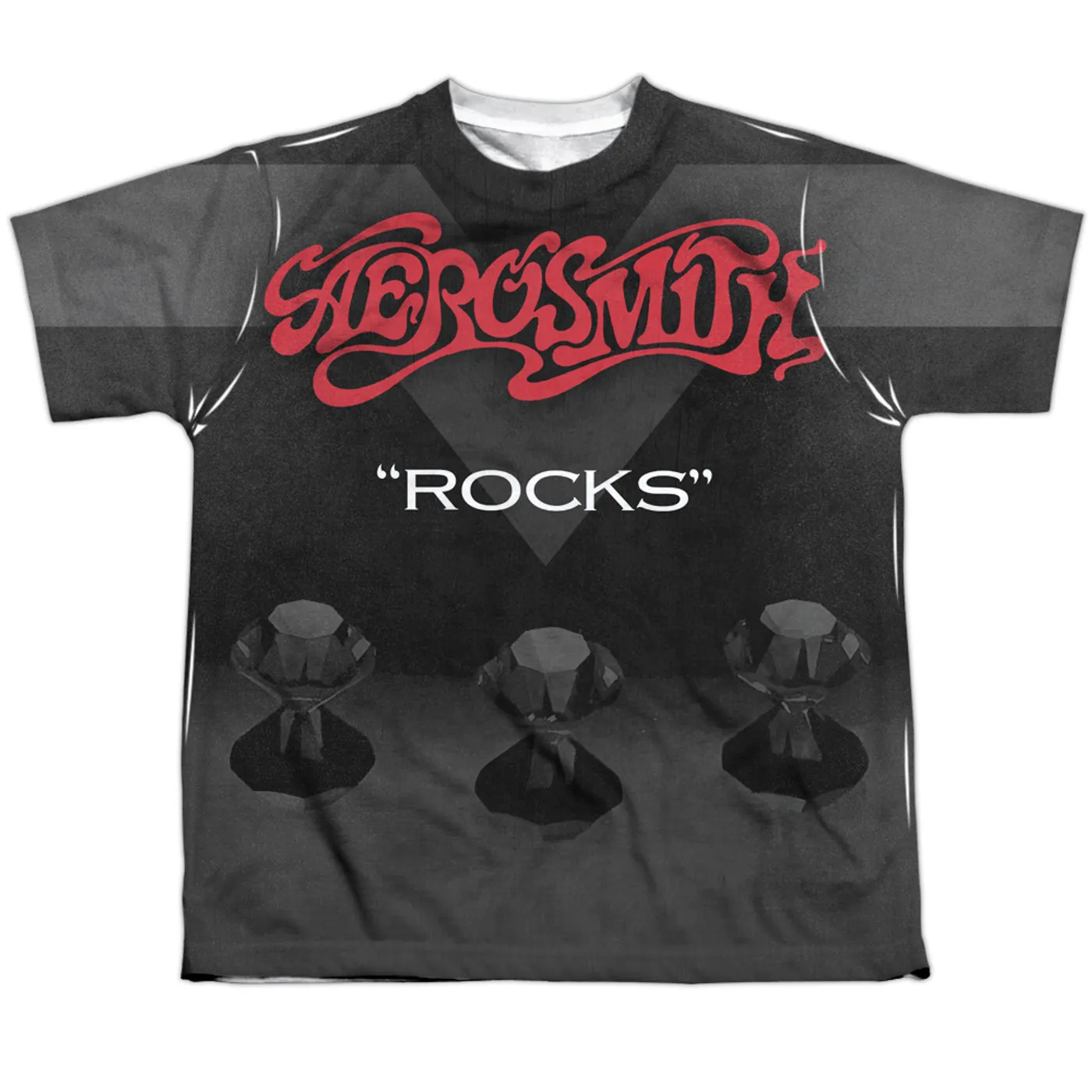 Aerosmith Youth Shirt | ROCKS (FRONT/BACK PRINT) Sublimated Tee
