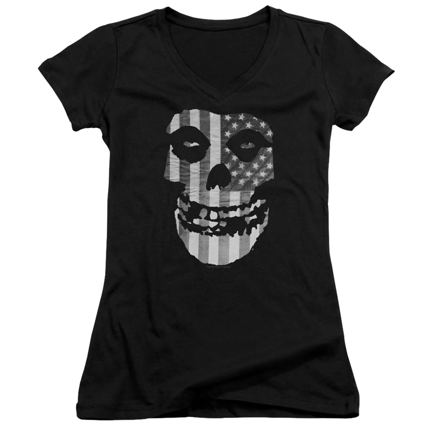Misfits Junior's V-Neck Shirt | FIEND FLAG Junior's Tee
