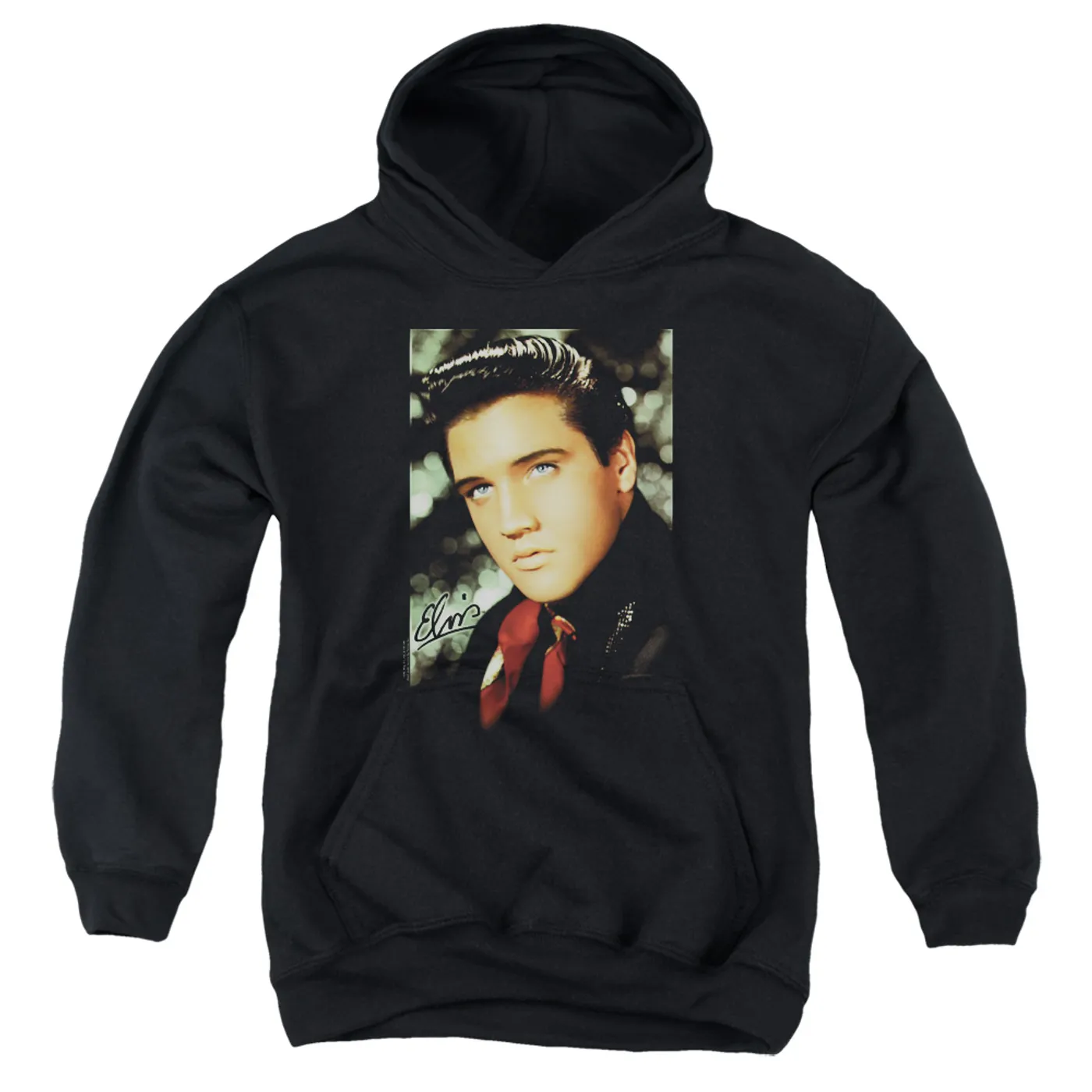 Elvis Presley Youth Hoodie | RED SCARF Pull-Over Sweatshirt