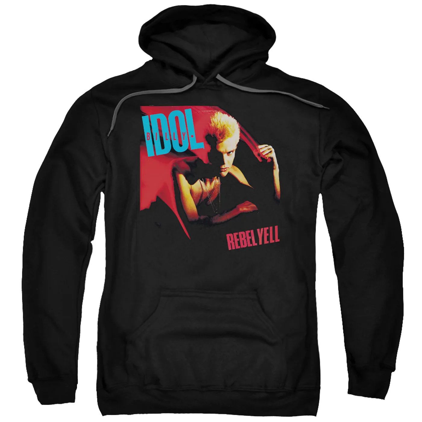 Billy Idol Hoodie | REBEL YELL Pull-Over Sweatshirt