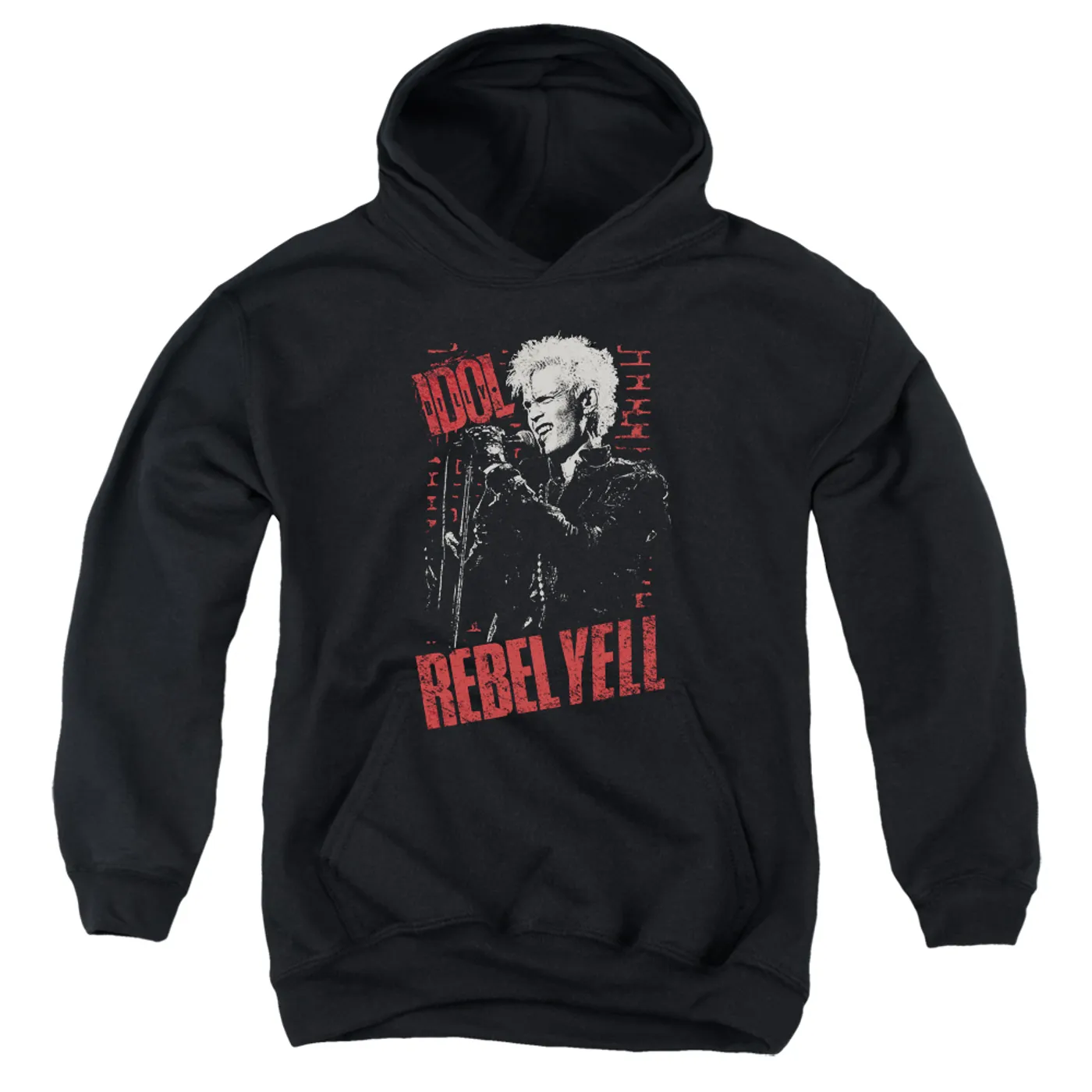 Billy Idol Youth Hoodie | BRICK WALL Pull-Over Sweatshirt