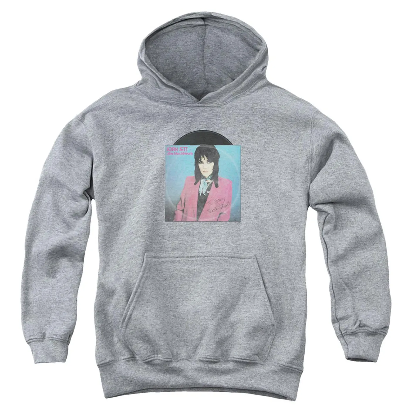Joan Jett & The Blackhearts Youth Hoodie | ROCK N ROLL 45 Pull-Over Sweatshirt