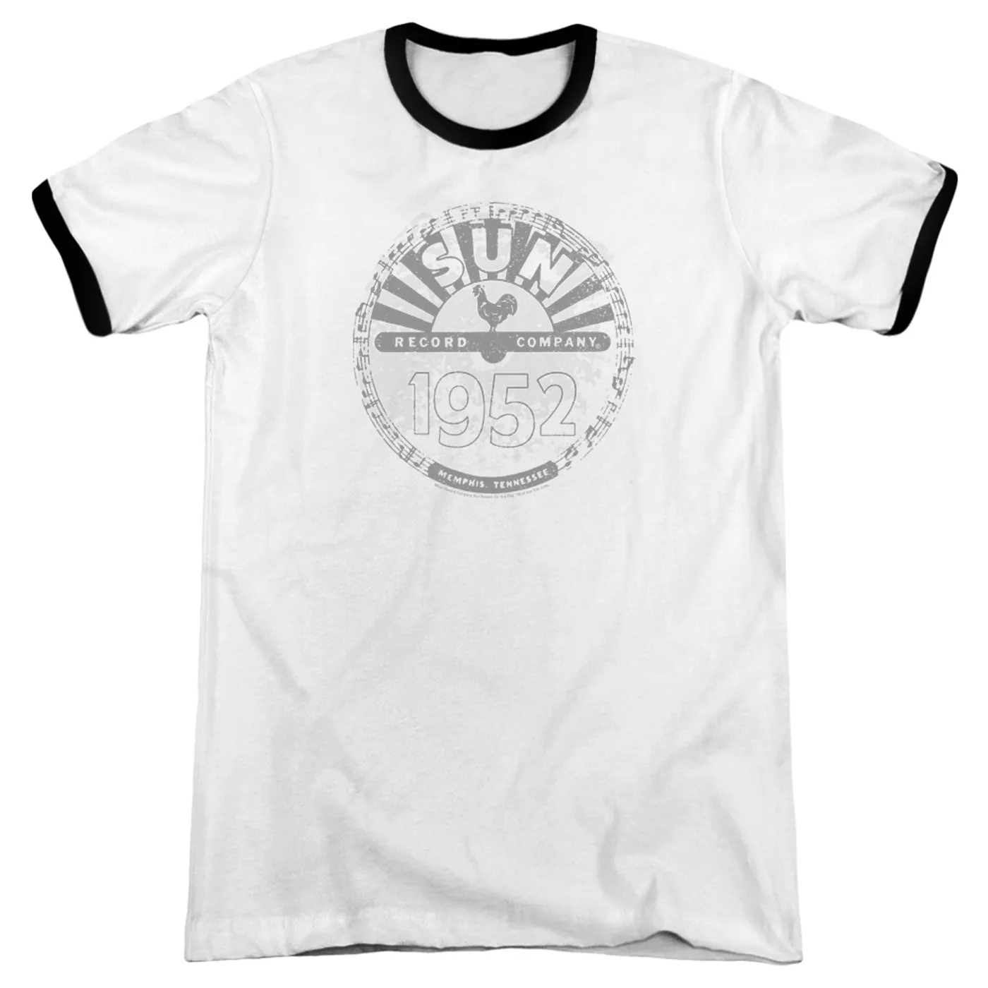 Sun Records Shirt | CRUSTY LOGO Premium Ringer Tee