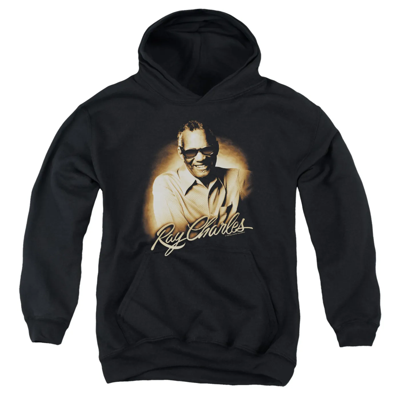 Ray Charles Youth Hoodie | SEPIA Pull-Over Sweatshirt
