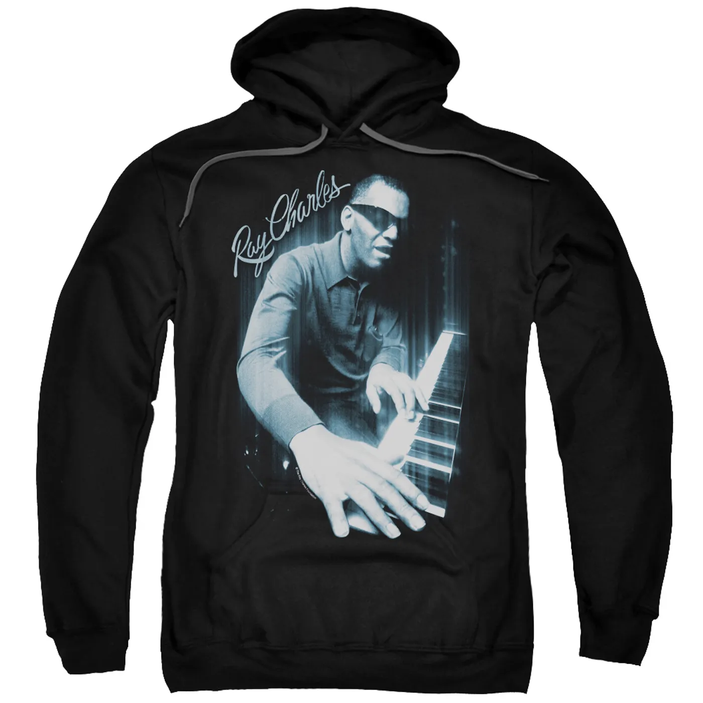 Ray Charles Hoodie | BLUES PIANO Pull-Over Sweatshirt