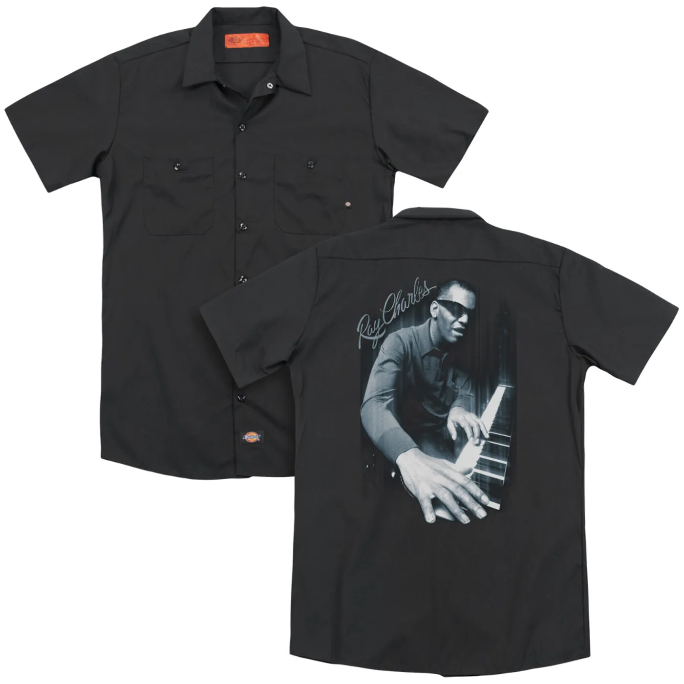 Ray Charles BLUES PIANO (BACK PRINT)