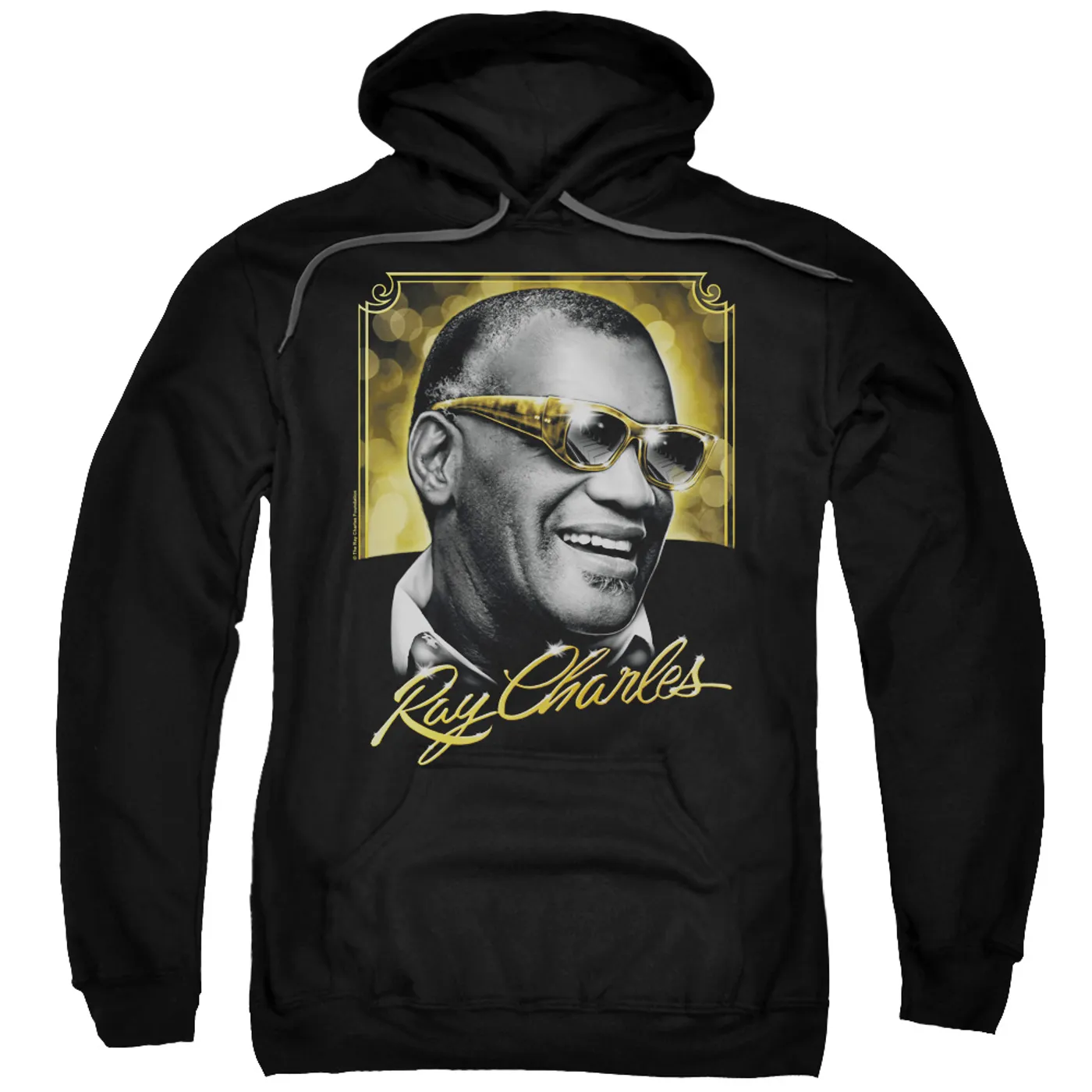 Ray Charles Hoodie | GOLDEN GLASSES Pull-Over Sweatshirt