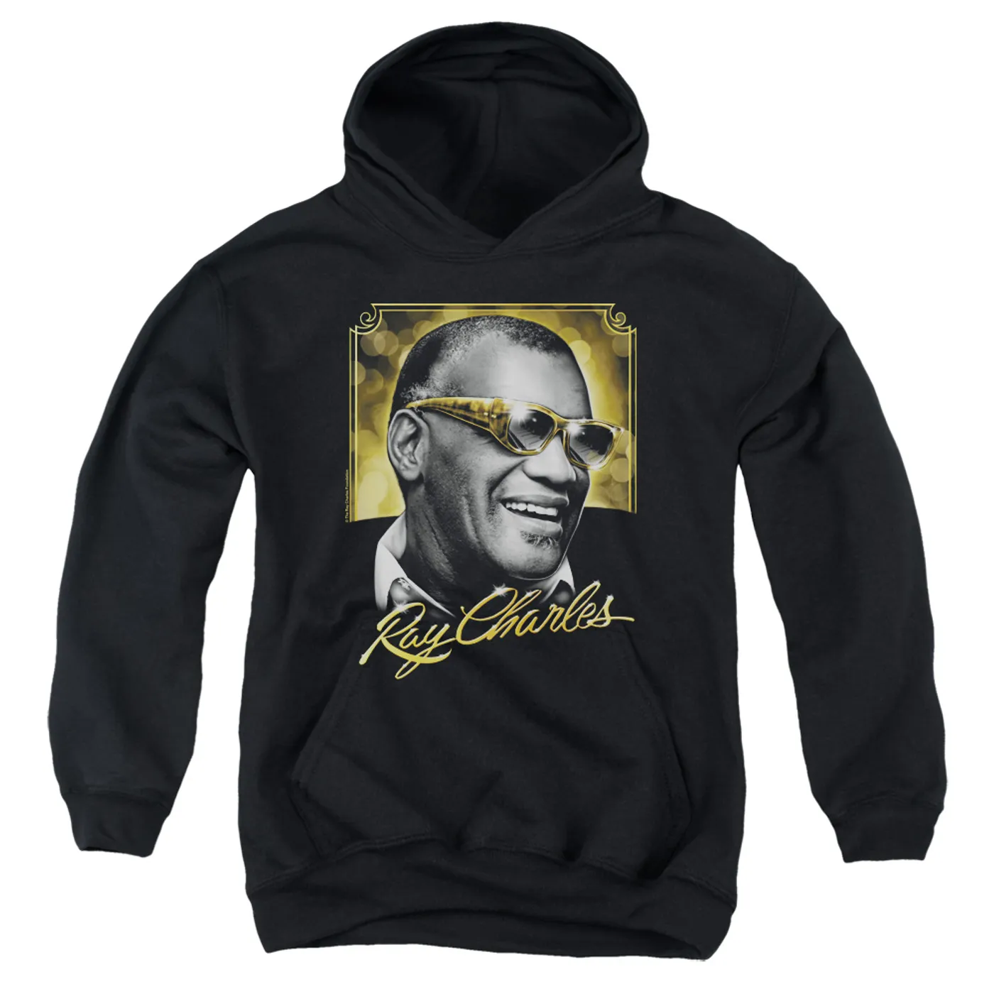 Ray Charles Youth Hoodie | GOLDEN GLASSES Pull-Over Sweatshirt