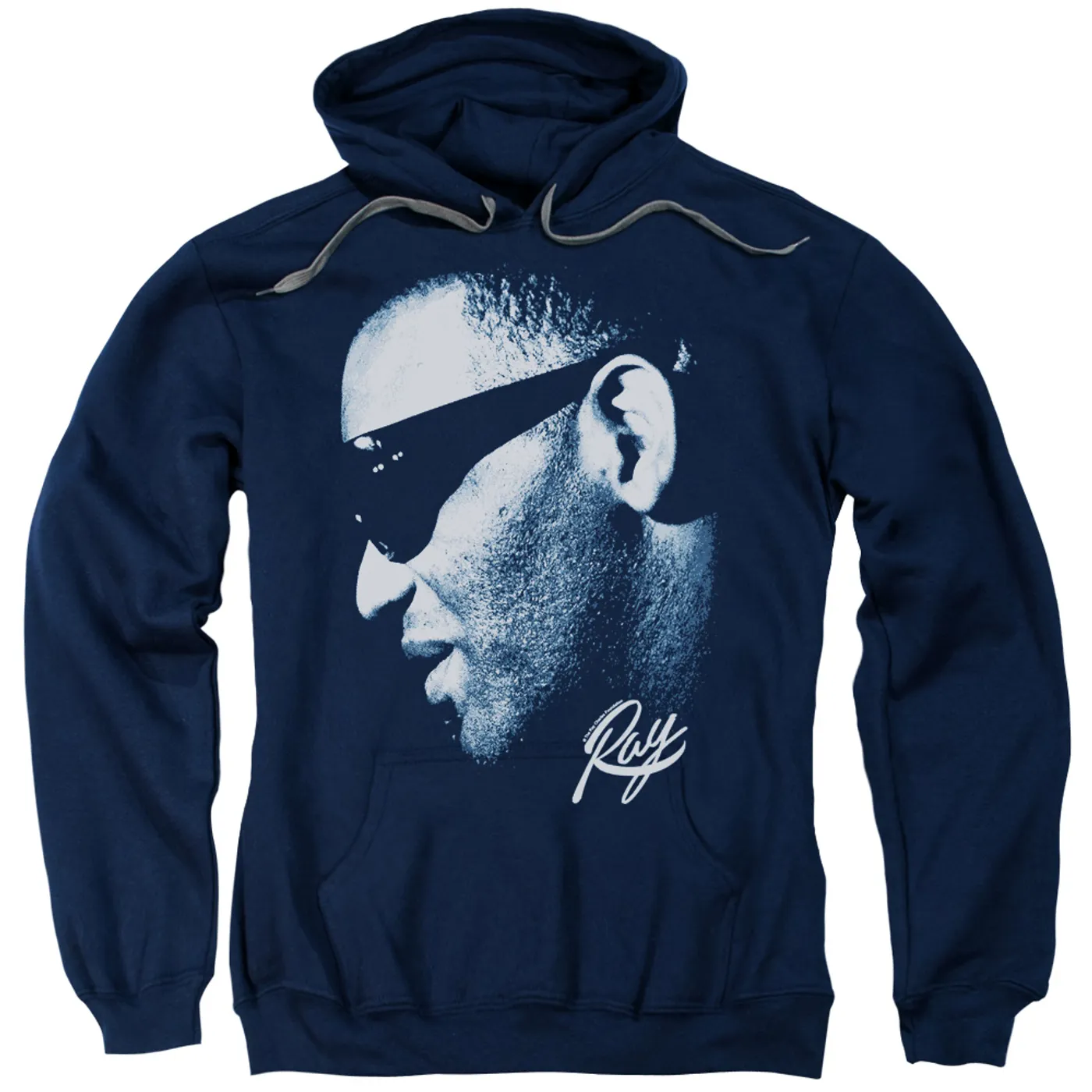 Ray Charles Hoodie | BLUE RAY Pull-Over Sweatshirt