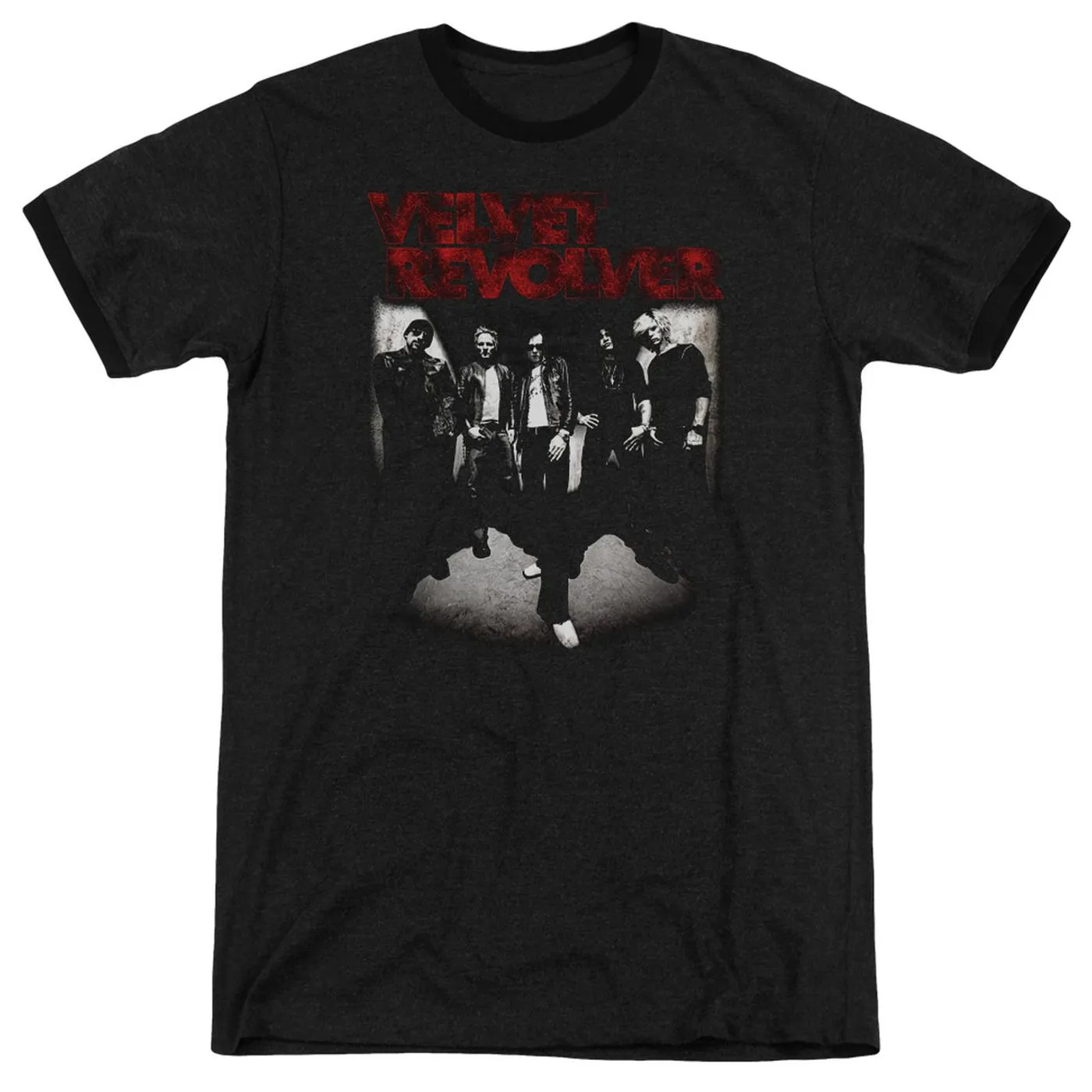 Velvet Revolver Shirt | GROP SHOT Premium Ringer Tee