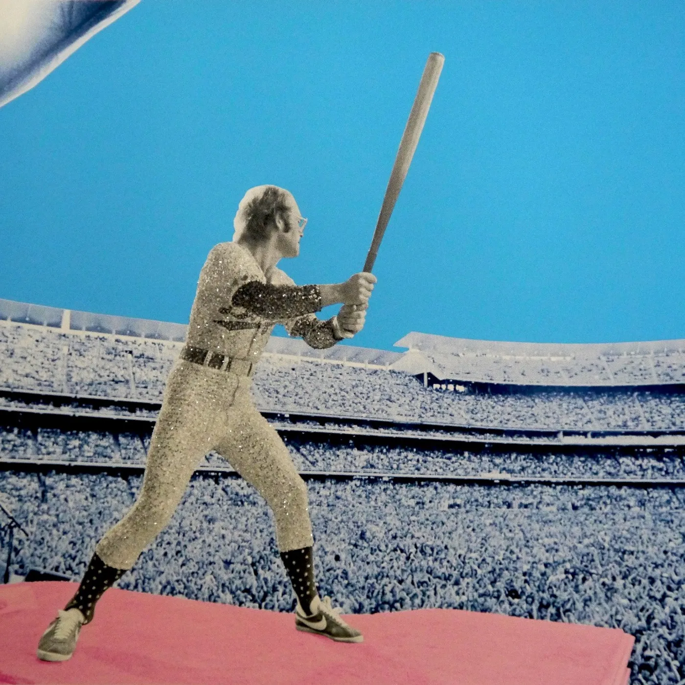 "Elton John: Home Run" Dodger Stadium 1975 Fine Art Print - Signed By David Studwell