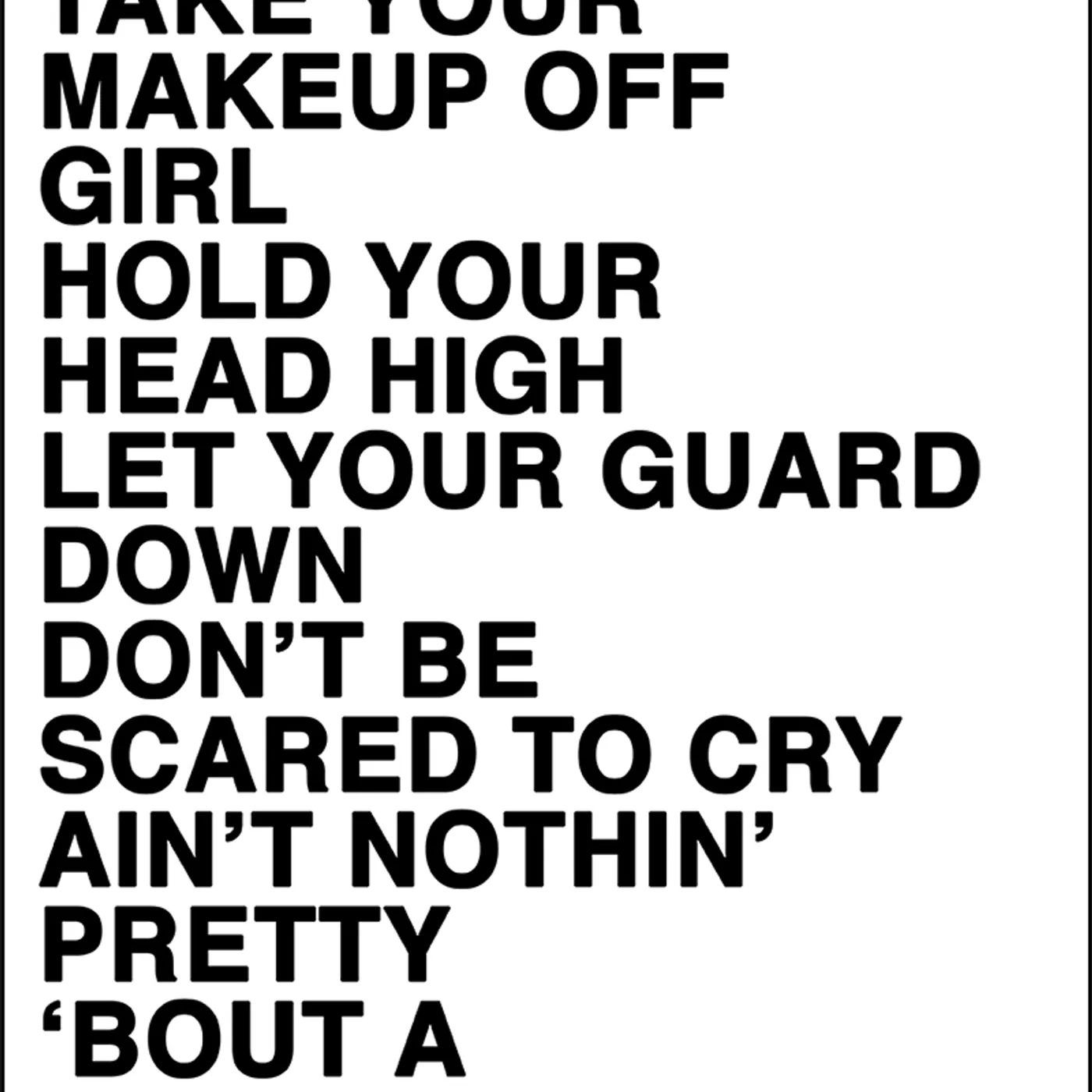 Kassi Ashton Pretty Shiny Things Poster