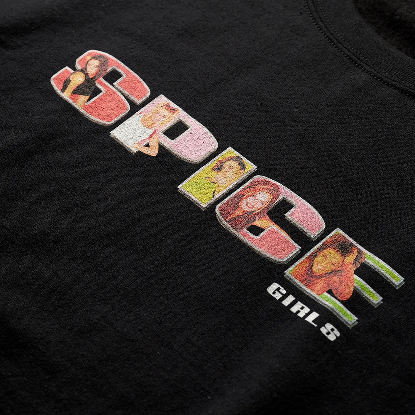 Spice Girls Spice 25 Black Crewneck