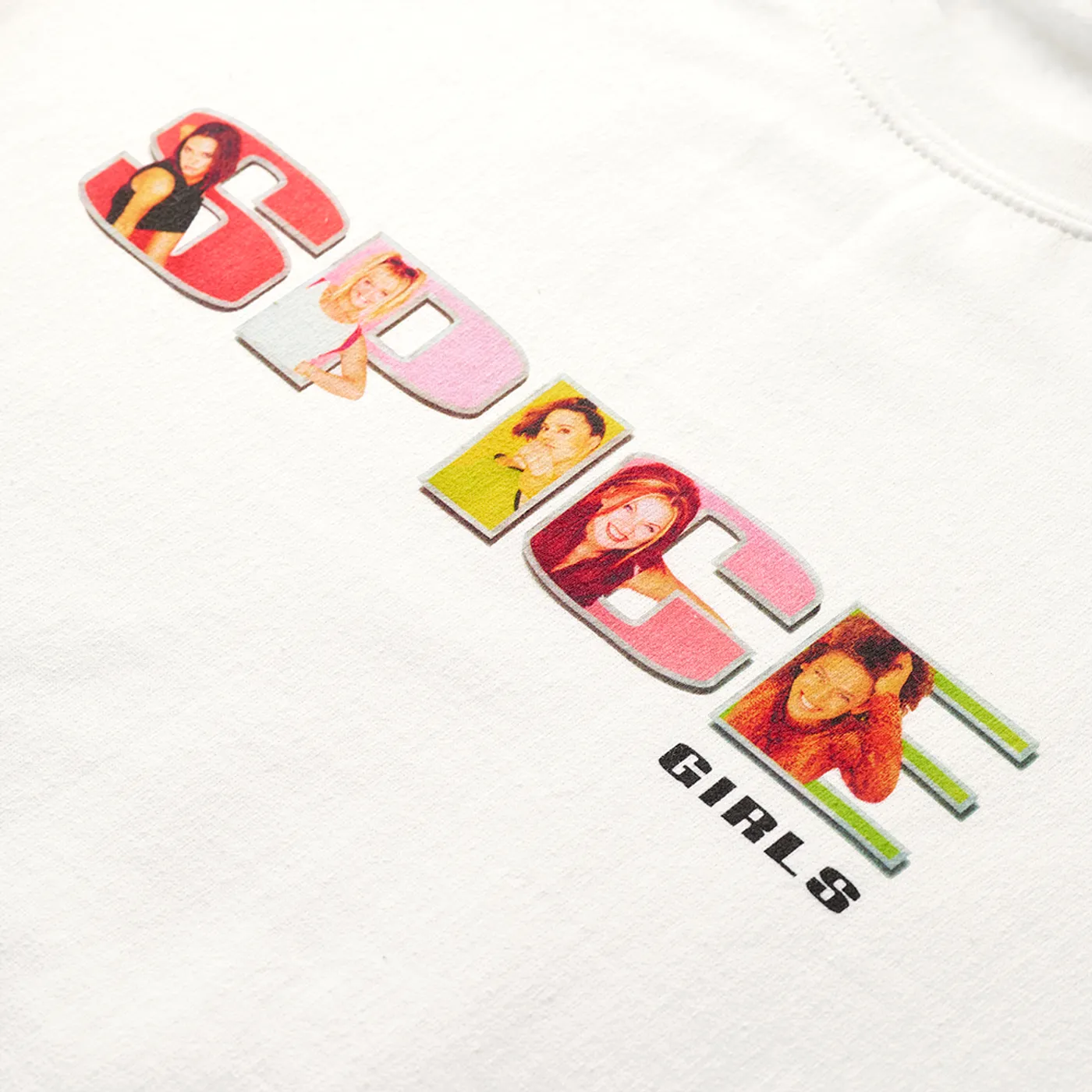 Spice Girls Spice 25 White Crewneck